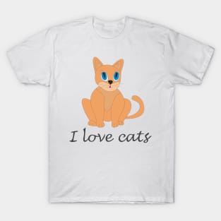 I love cats T-Shirt